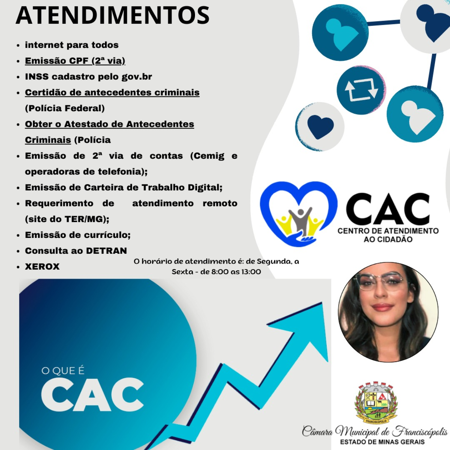 CAC - CENTRO DE ATENDIMENTO AO CIDADÃO