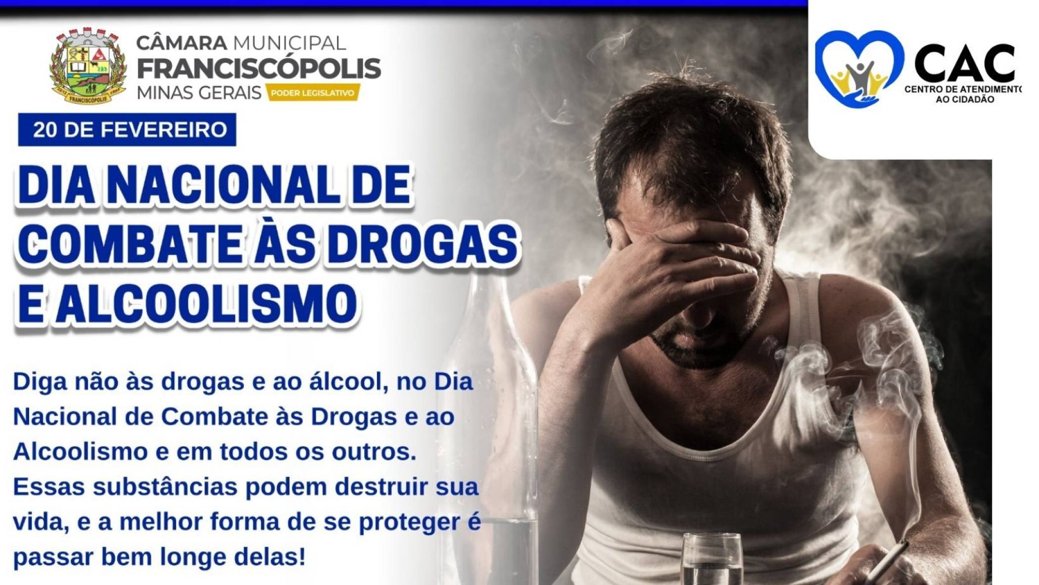 DIA NACIONAL DE COMBATE ÀS DROGAS E O ALCOOLISMO